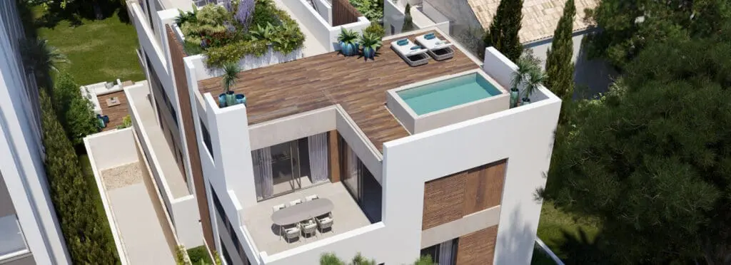 Live the Dream in Palma. Discover the Bellver Penthouses with Private Rooftop Pools with Palmallorca and Homes in Mallorca