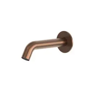 SINED Levante 316L stainless steel wall mounted spout, Rose Gold color finish, suitable for indoor and outdoor use, corrosion resistant, ideal for harsh environments, durable, functional and with elegant Italian design.