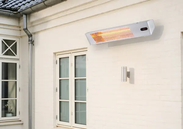 Outdoor Wifi Infrared Heater With 2000w Adjustable Power Anodized Aluminum And Steel Construction Short-wave Ir-a Heating Lamp And Remote Control Elegantly Designed With Grille For Protection And Led Display - Image 5