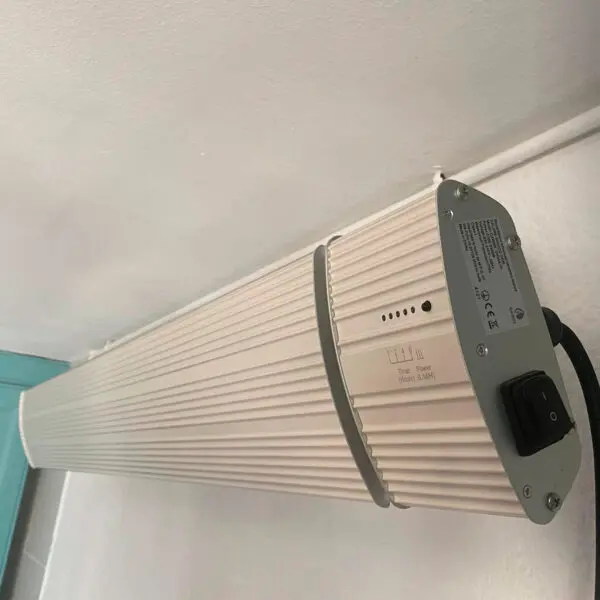A7 Series Ir-c Far Infrared Outdoor Radiator No Light Emission. Heating Element Made Of Extruded Aluminium Alloy, Ceramic Infrared Painting 1800w Waterproof Ip65, Suitable For Outdoor Dust And Rain. - Image 4