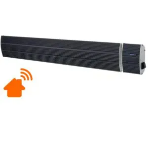 Outdoor Wifi Infrared Heater A7 Ir-c , 1500w Long-wave Infrared With No Light Emission. Extruded Aluminum Alloy Heating Element, Ceramic Coating Black Water-proof Ip65, Suitable For Outdoor Use