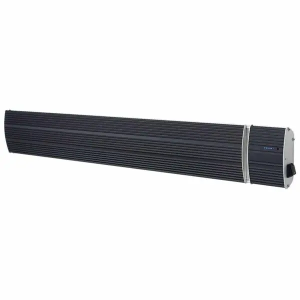 Outdoor Infrared Heater Series A7 Ir-c Long Wave Infrared No Light Emission. Heating Element Made Of Extruded Aluminum Alloy, Ceramic Paint Black 1800w Water Proof Ip65, Suitable For Dust And Rain Outdoors