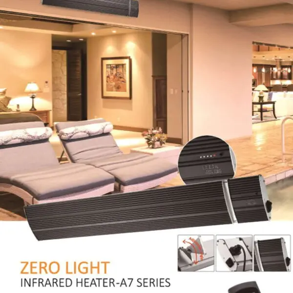 Durable Infrared Heater 2400W | SINED - Image 3