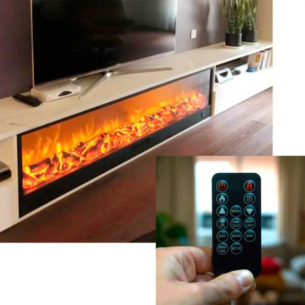 Modern Fireplace 180CM | SINED - Image 3