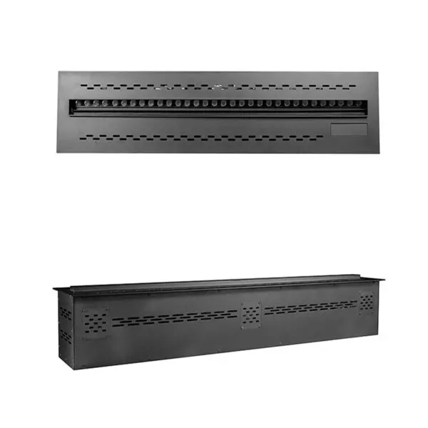 Fireplace With Realistic Flame And Steam Effect. Water Steam Flame Effect Insert Length 100 Cm With Remote Control And Control Panel. Power 7501500w Choice For Those Who Want An Elegant Environment Without Excessive Expense. Ideal For Decorating. - Image 3