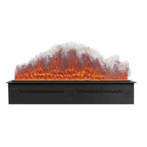 Fireplace With Realistic Flame And Steam Effect. Water Steam Flame Effect Insert Length 100 Cm With Remote Control And Control Panel. Power 7501500w Choice For Those Who Want An Elegant Environment Without Excessive Expense. Ideal For Decorating.