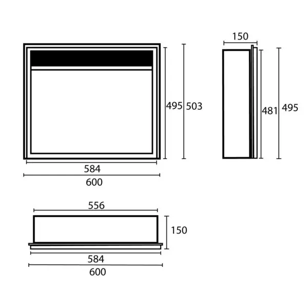 Elegant Fireplace 1500W | SINED - Image 10