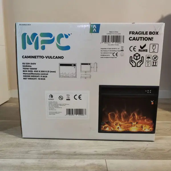 Elegant Fireplace 1500W | SINED - Image 8