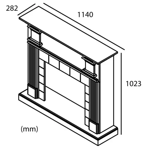 Luxury Fireplace 1500W | SINED - Image 6