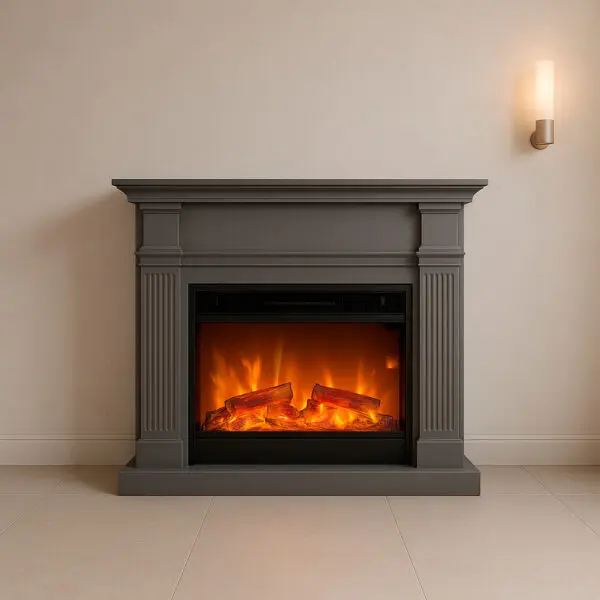 Durable Fireplace 1500W | SINED - Image 2