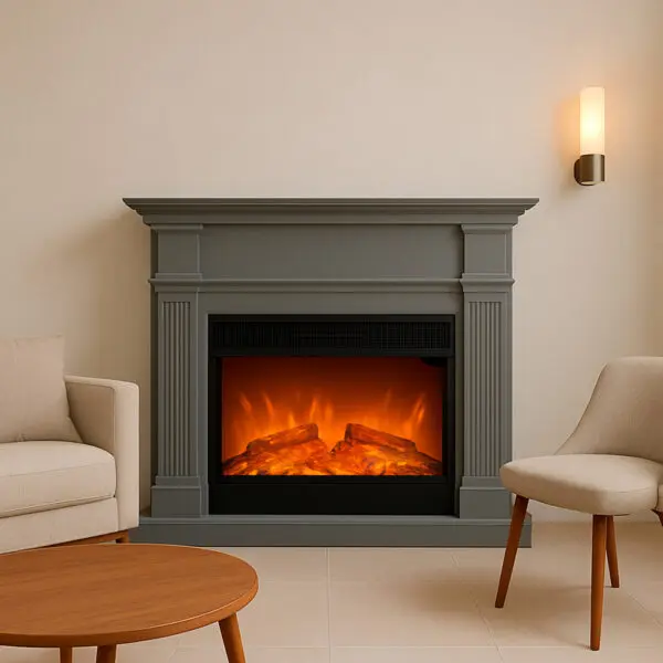 Durable Fireplace 1500W | SINED - Image 5