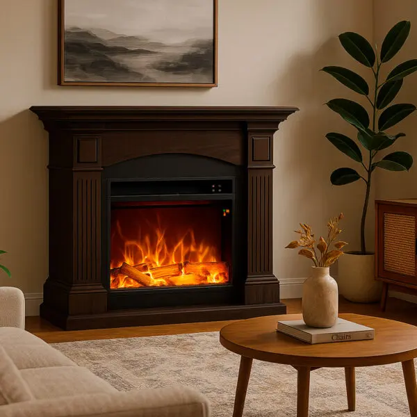 Modern Fireplace 1500W | SINED - Image 4