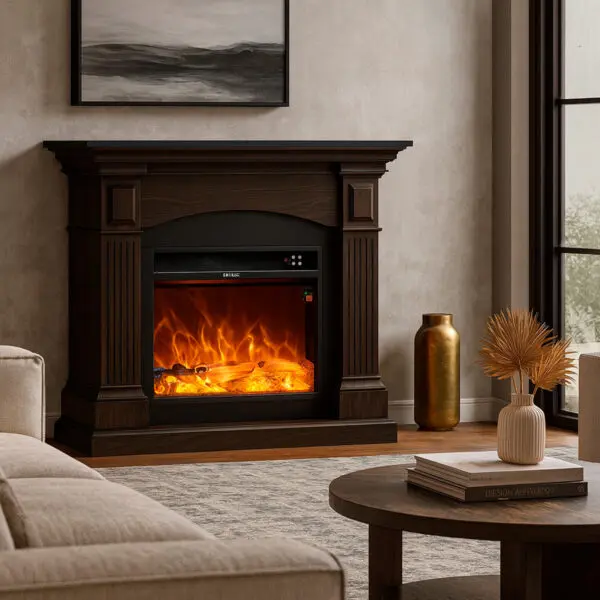 Modern Fireplace 1500W | SINED - Image 10