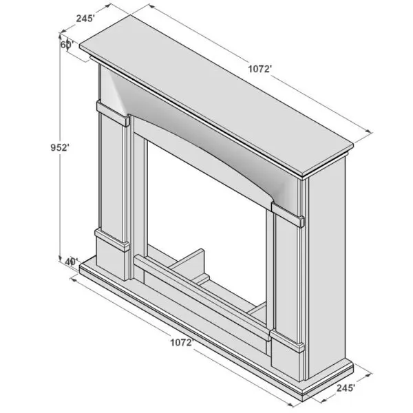 Stylish Fireplace 1500W | SINED - Image 9
