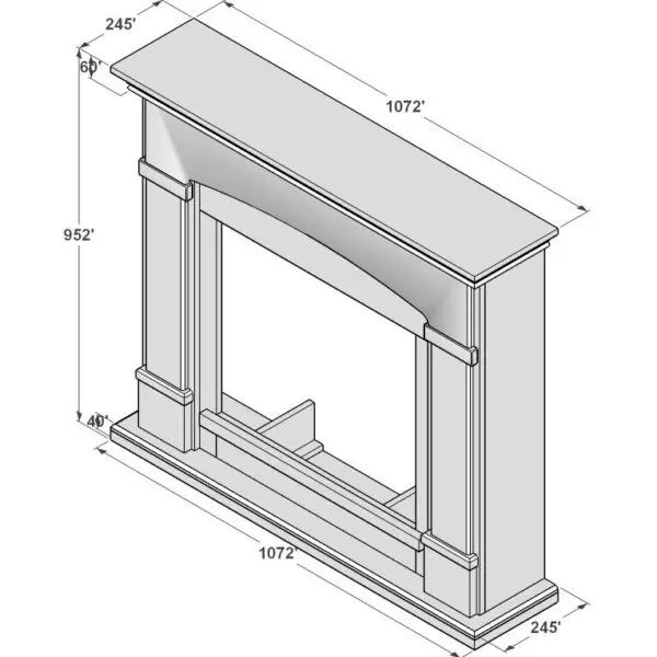 Stylish Fireplace 1500W | SINED - Image 8