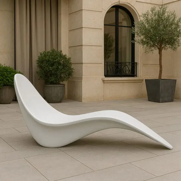 Luxury Pool Lounger for the Pool and the Lawn 91CM | SINED - Image 6