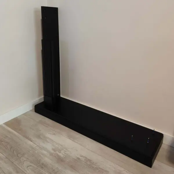 Mdf Wood Frame Cladding For Black Deep Caldera Fireplaces For Electric Fireplace Insert-vulcan Or Existing Burner. Timeless Classic Design. Dimensions Cm. 102.2x114x28.2 - Image 3