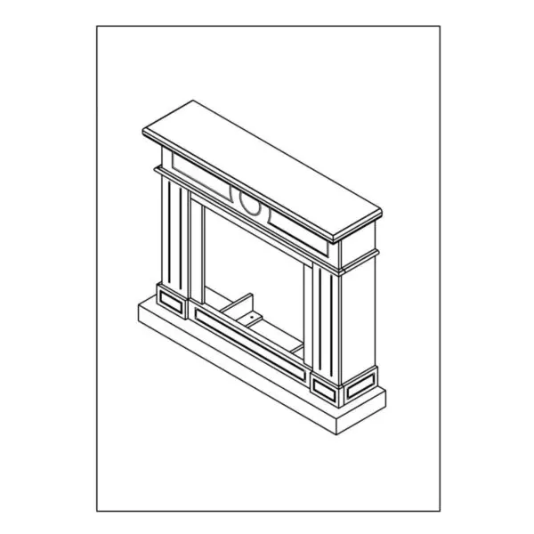 Stylish Fireplace Furniture for Infrared insert | SINED - Image 3