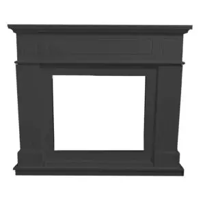 Mdf Wooden Frame, Veneer For Pienza Fireplaces Dark Gray Color. Frame For Electric Insert Vulcano. Easy To Assemble Wooden Frame. Measurements Lxwxh 110x24.9x94.9 Cm