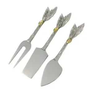 Olive Three Piece Cheese Serving Set