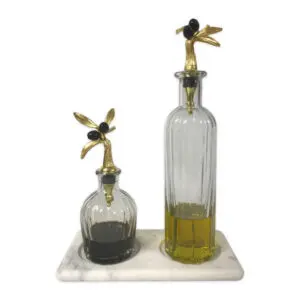 Olive Collection Oil and Vinegar Set