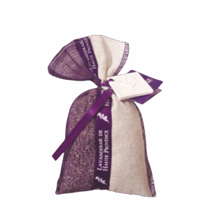 Bourse Lavander Classique Grand Modele 40grs with difusor for oil lavandin