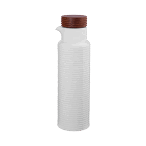 oil and vinegar bottle, white