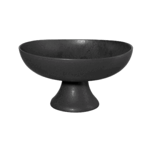 Fruit bowl Black with foot