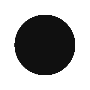 placemat, black leather, round
