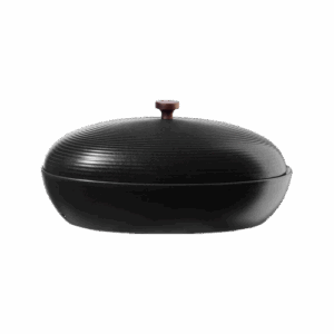 bread pot, black