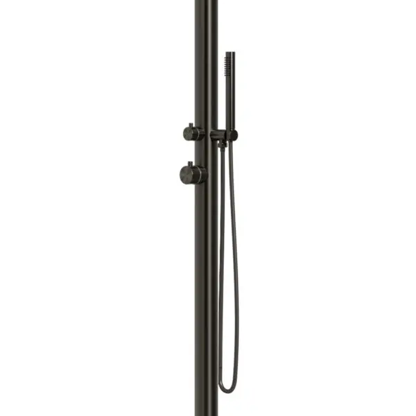 Nautical 316l Stainless Steel Shower Sined Chia Canna Fucile Mixer And Shower, Structure And Accessories In Aisi 316l, 6 Cm Diameter Drum, Hotcold Water, Integrated Connections, Height 2300 Mm. Ideal For Outdoor And Indoor, Also For Marine Environments. - Image 2