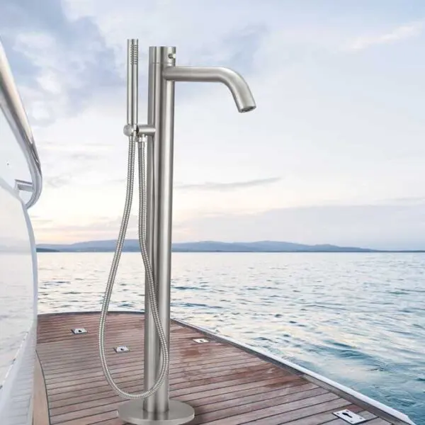 Mini Stainless Steel Free Standing Bathtub Pedestal Hand - Image 10
