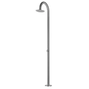 Quality Stainless Shower Only Cold Water For Swimming Pools Gardens And Beaches Sined Model Palau. Structure And Accessories In Aisi 316l Stainless Steel, Marine Steel. Drum Diameter 6 Cm. Cold Water Only Supply. Weather And Salt Resistant.