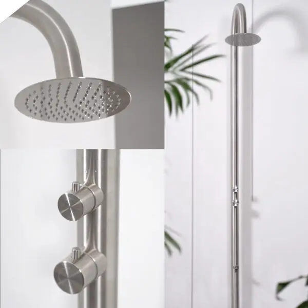 Durable Outdoor Shower 25CM | SINED - Image 5