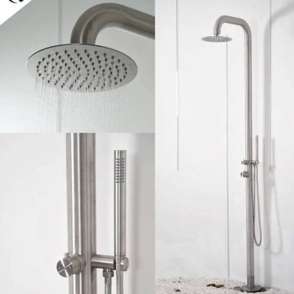 Elegant Outdoor Shower 25CM | SINED - Image 5