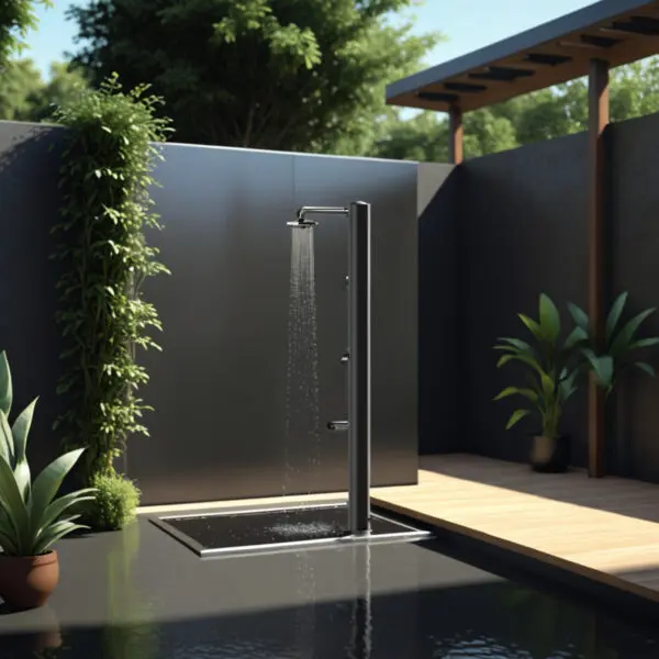 Elegant Stylish Outdoor Shower 28L | SINED - Image 6
