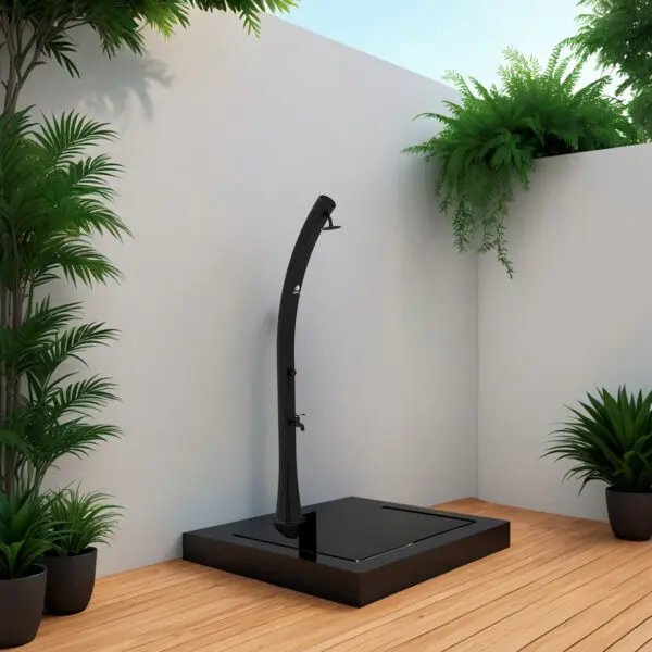 Stylish Modern Outdoor Shower 24CM | SINED - Image 11