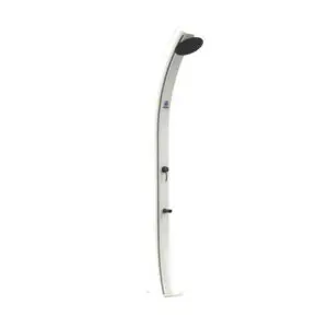 Shower Solar Heating White. Curved Body Hd Polyethylene