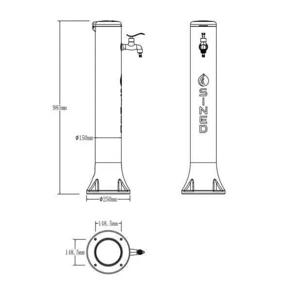 Durable Fountain 15CM | SINED - Image 7