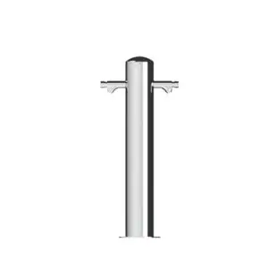 Elevate your space with the sined inox 316 fountain featuring two elegant water spouts and timed buttons, crafted from premium materials for unmatched durability and resistance, standing at an ideal height of 82 cm, perfect for any modern environment whil
