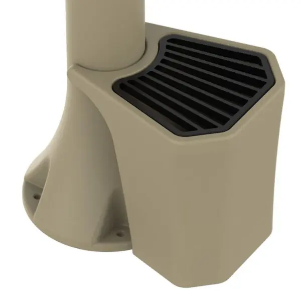 Turtledove Garden Fountain And Bucket With 5 Liters Capacity, Cast Iron Grid To Collect Leaves. Lateral Water Connection. Kit Made In High Resistance Polyethylene. External Flexible Hose 7,5 Mt And Spray Gun With 8 Different Jets. - Image 4