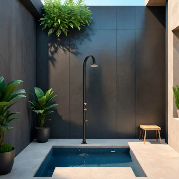 Stylish Outdoor Shower | SINED - Image 6