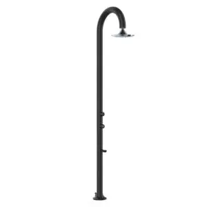 Enjoy The Versatility Of Our Black Aluminum Shower, Equipped With An Advanced Round I-switch Sensor Showerhead. Designed For Flexible Installation, Both Indoor And Outdoor, It Allows You To Vary The Water Jet With a Hand Movement.