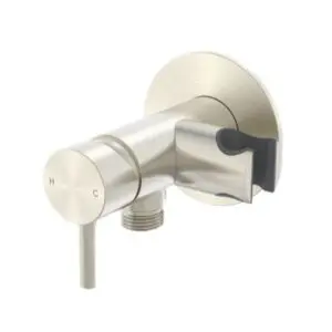 SINED LEVANTE bathroom wall-mounted mixer made of 316L stainless steel with holder for hand shower. Suitable for indoor and outdoor use. Ideal For Private and Professional Environments. Perfect for Bathrooms and Outdoor Environments