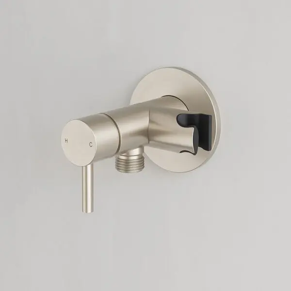 SINED LEVANTE bathroom wall-mounted mixer made of 316L stainless steel with holder for hand shower. Suitable for indoor and outdoor use. Ideal For Private and Professional Environments. Perfect for Bathrooms and Outdoor Environments - Image 3