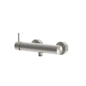 SINED LEVANTE bathroom wall mixer made of 316L stainless steel with 1 water outlet and standard connection, suitable for indoor and outdoor installation. Corrosion Resistant. Perfect for Modern Bathrooms and Outdoor Environments.