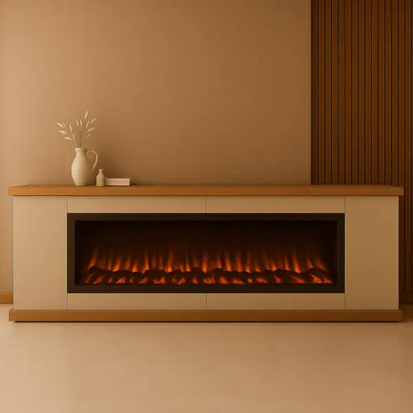 Modern Fireplace 1500W | SINED - Image 3