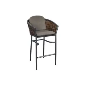 Elevate your outdoor experience with the astute elegance of the Asti high armchair, showcasing exceptional materials, a sophisticated design with rounded contours, and durable construction that seamlessly blends comfort and style for both indoor outdoor