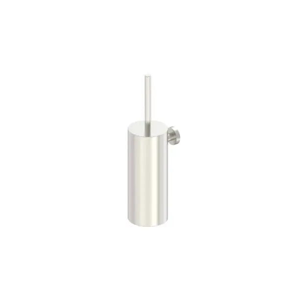 SINED LEVANTE wall-mounted toilet brush holder made of 316L stainless steel with modern finish. Ideal for indoor and outdoor bathrooms, corrosion resistant, functional and stylish, perfect for contemporary and humid environments.