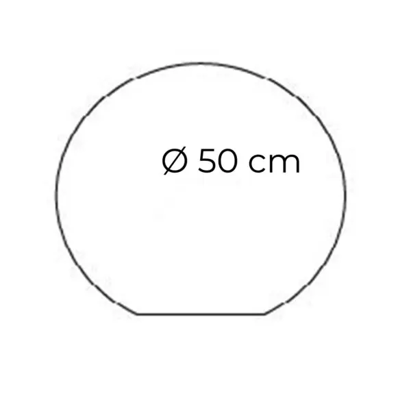 Sined Luminous Sphere Professional Waterproof For Hotel Restaurants Diameter 50 Cm Floor Lamp Equipped With Photovoltaic Panel And Led Light Interchangeable Colors Solar Sphere Made Of Polyethylene Lldpe Made In Italy Cold Light6000k - Image 7